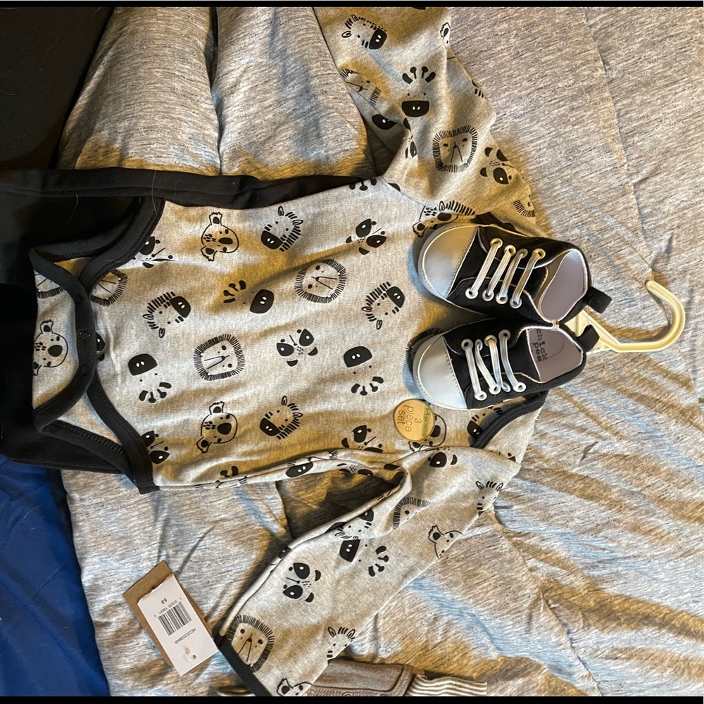 Baby boy shirt pant and shoes